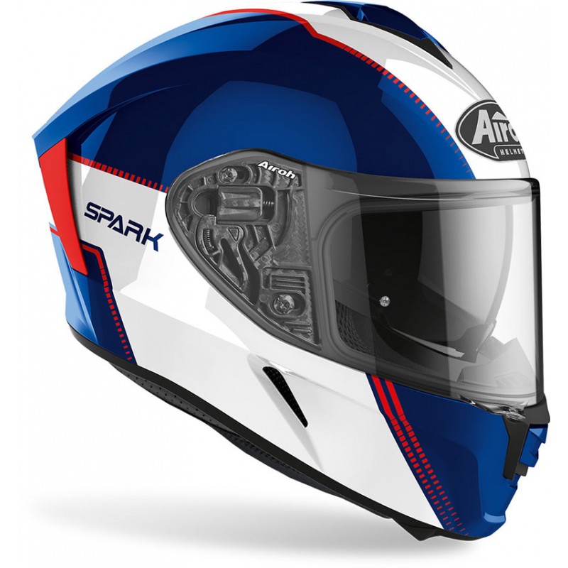 Airoh Spark Helmet Flow Blue/Red