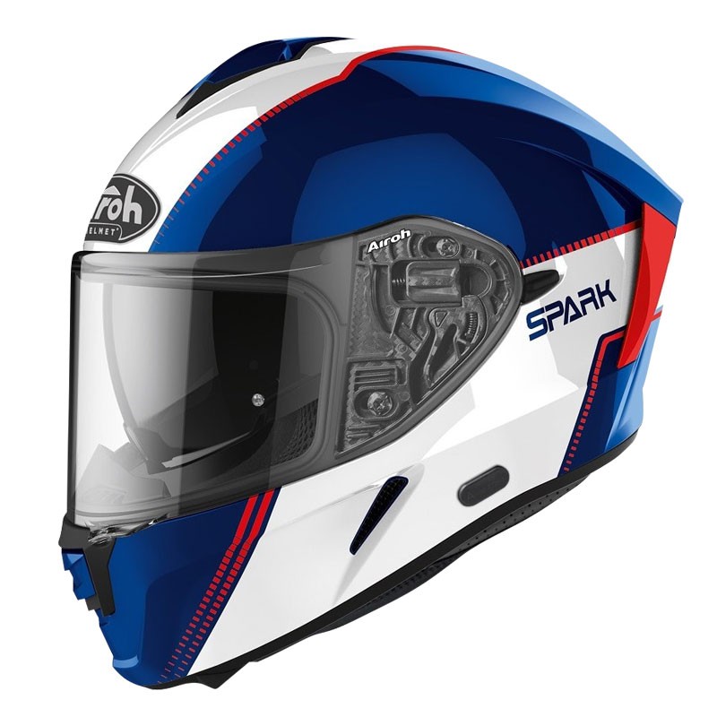 Airoh Spark Helmet Flow Blue/Red