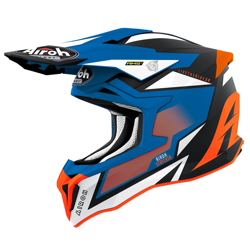 Airoh Strycker Helmet Axe Blue/Orange
