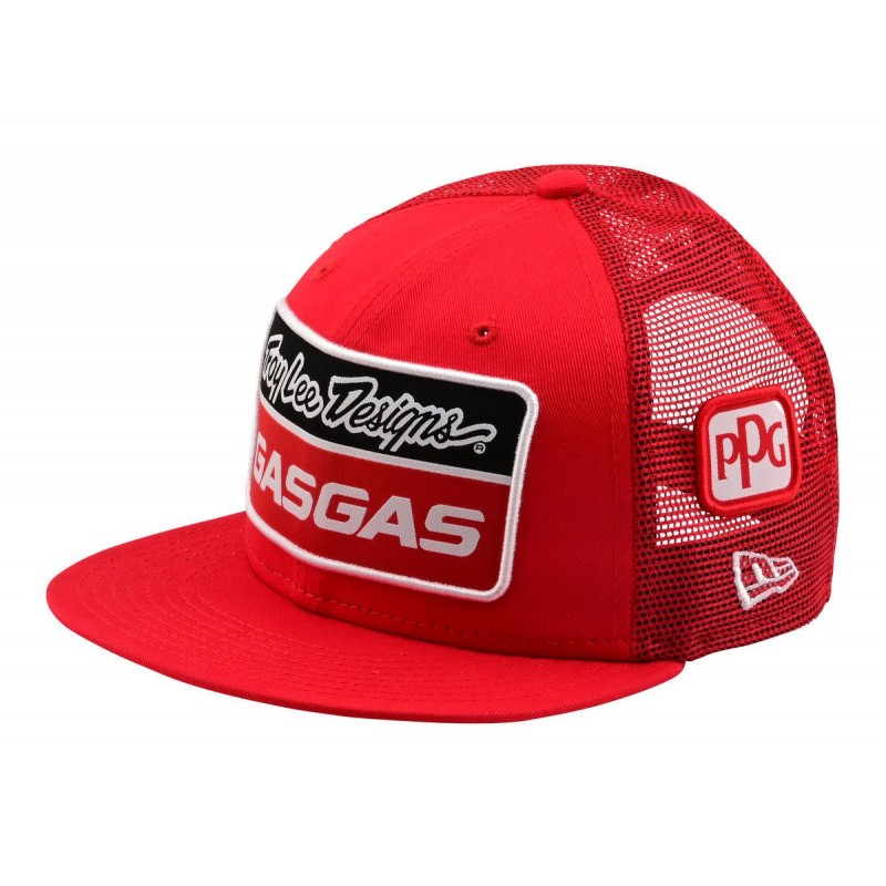 GASGAS Troy Lee Designs Team Flat Cap Red