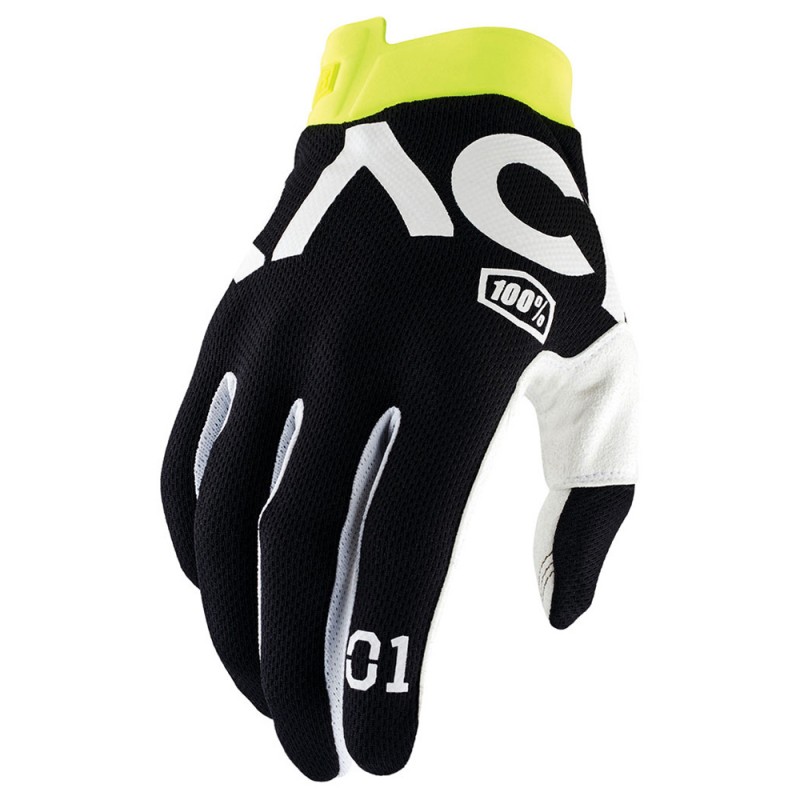 100% iTrack RACR Gloves Black