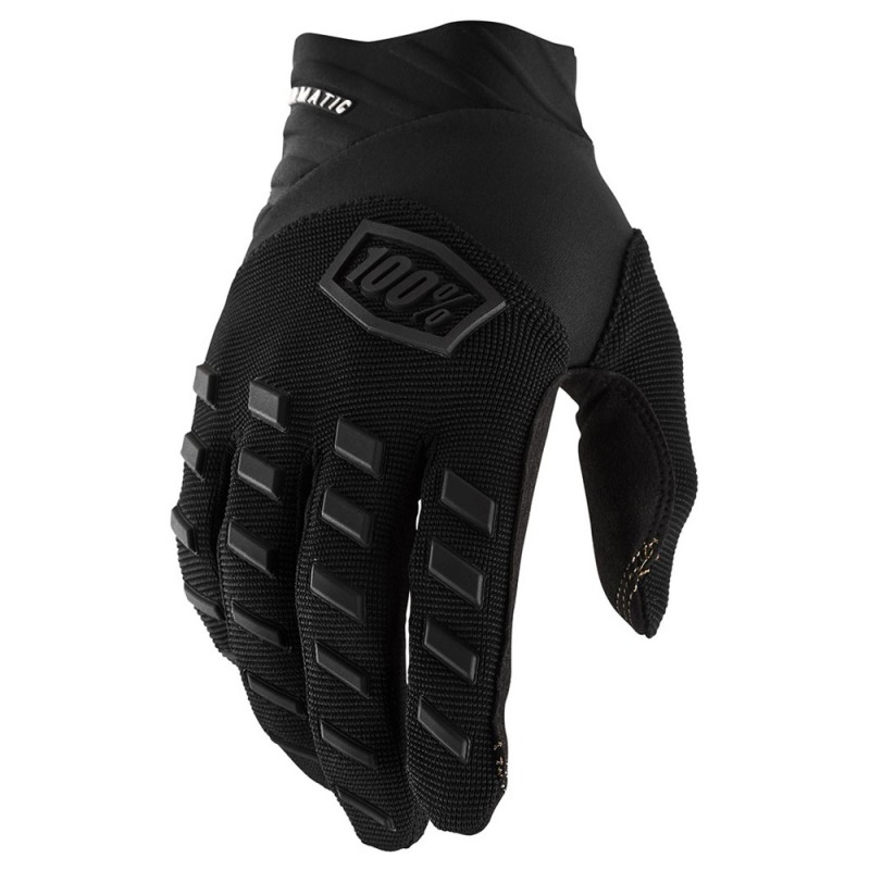 100% Airmatic Youth Gloves Black/Charcoal