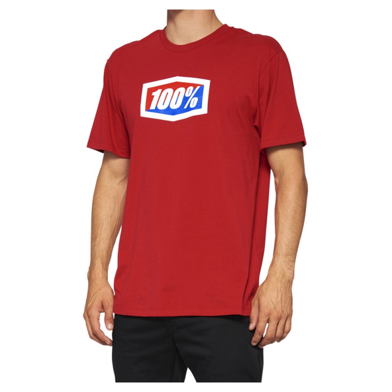 100% Official T-Shirt Red