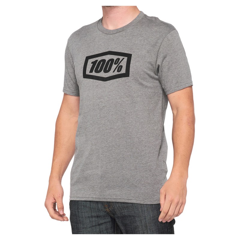 100% Essential T-Shirt Gunmetal