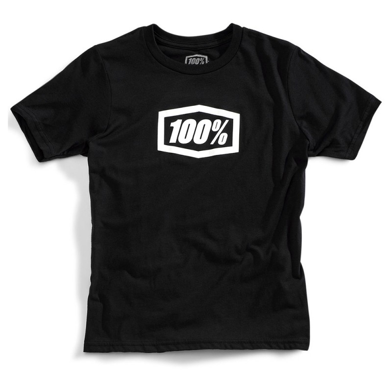 100% Essential Youth T-Shirt Black