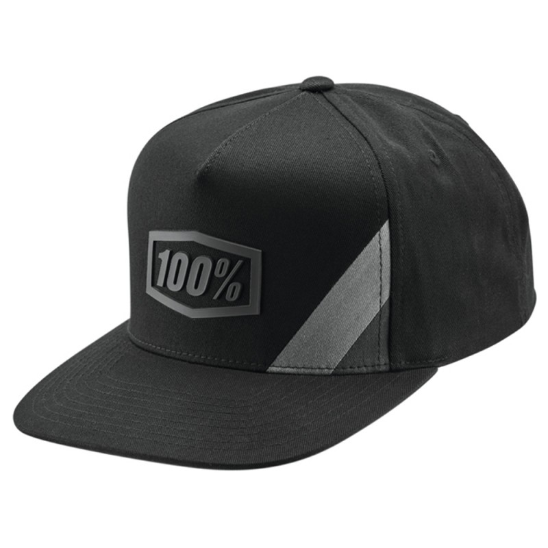 100% Cornerstone Trucker Cap Black/Grey