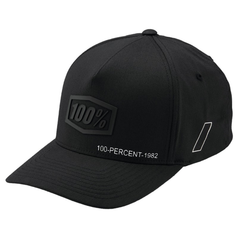 100% Shadow X-Fit Cap Black