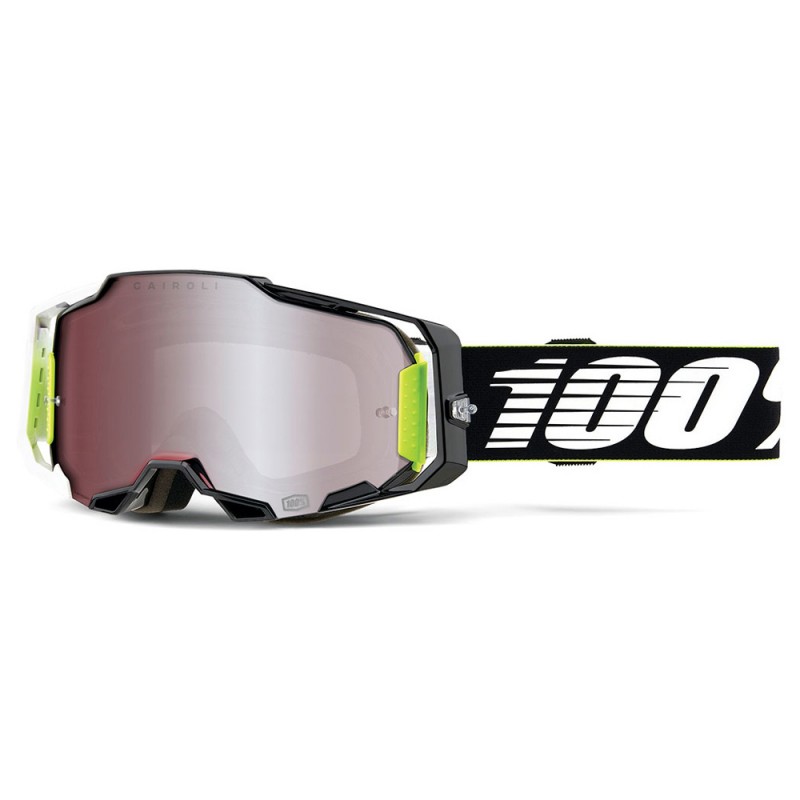 100% Armega Goggle RACR Hiper + Silver Mirror Lens