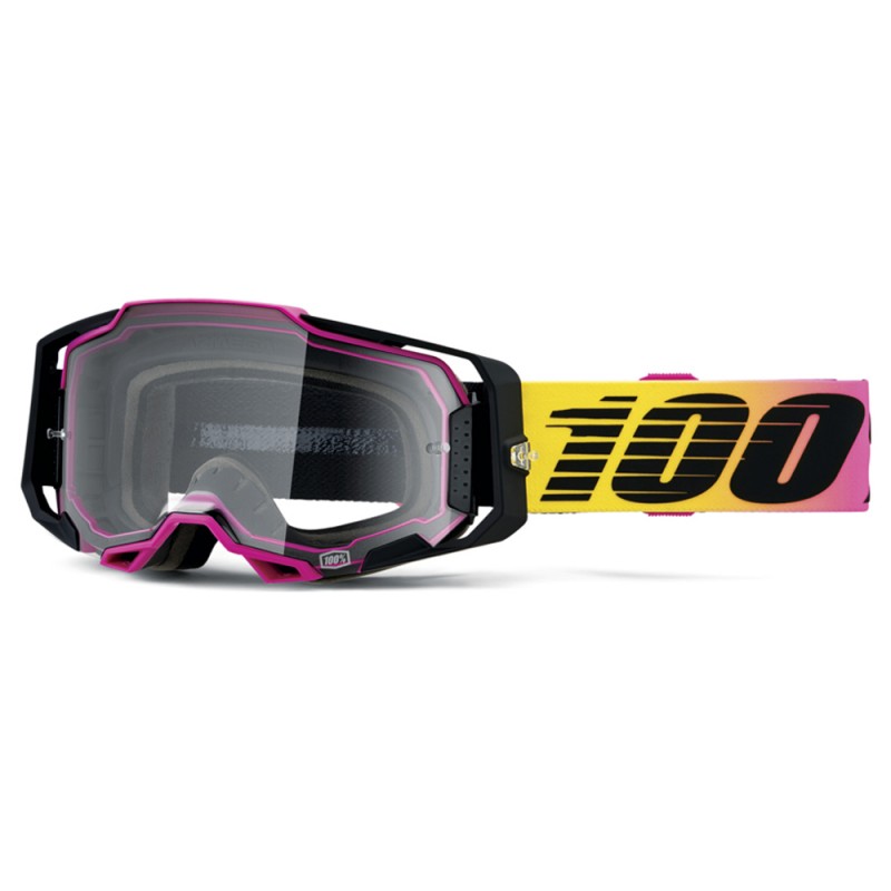100% Armega Goggle 91 + Clear Lens