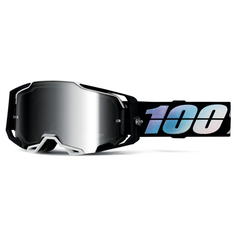 100% Armega Goggle Krisp + Mirror Silver Lens