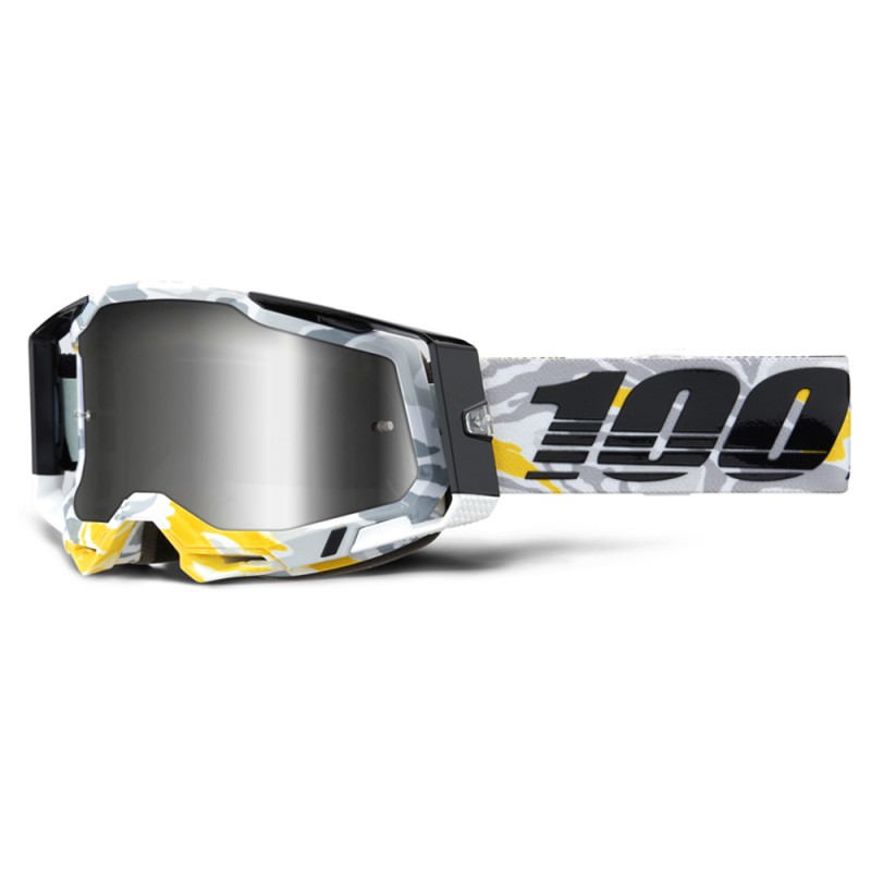 100% Racecraft 2 Goggle Korb + Mirror Silver Lens