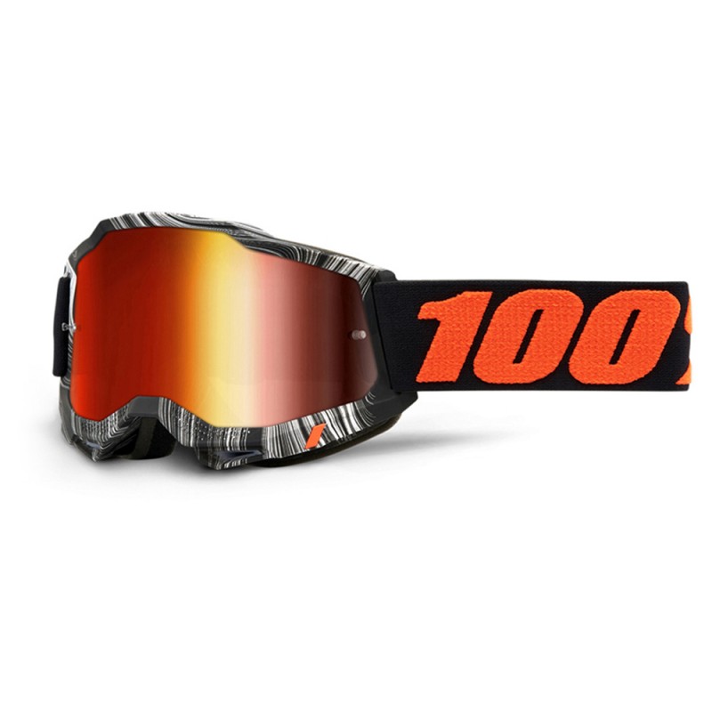 100% Accuri 2 Goggle Geospace + Mirror Red Lens