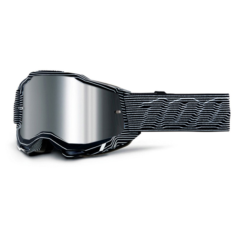 100% Accuri 2 Goggle Silo + Mirror Silver Lens
