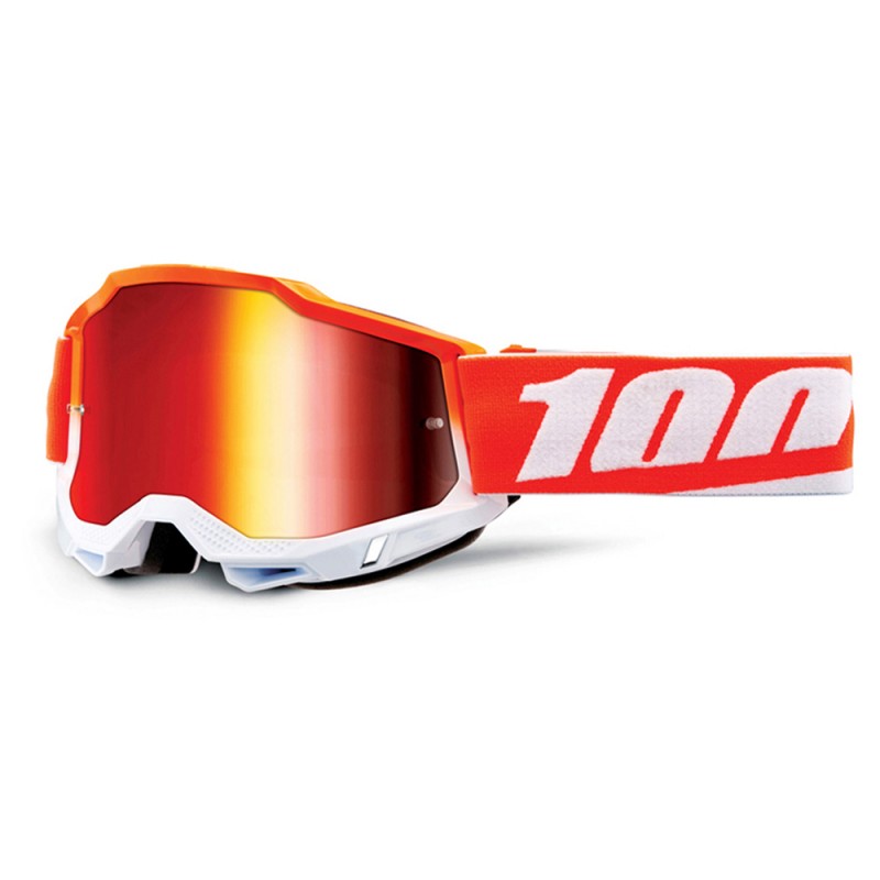 100% Accuri 2 Youth Goggle Matigofun + Mirror Red Lens