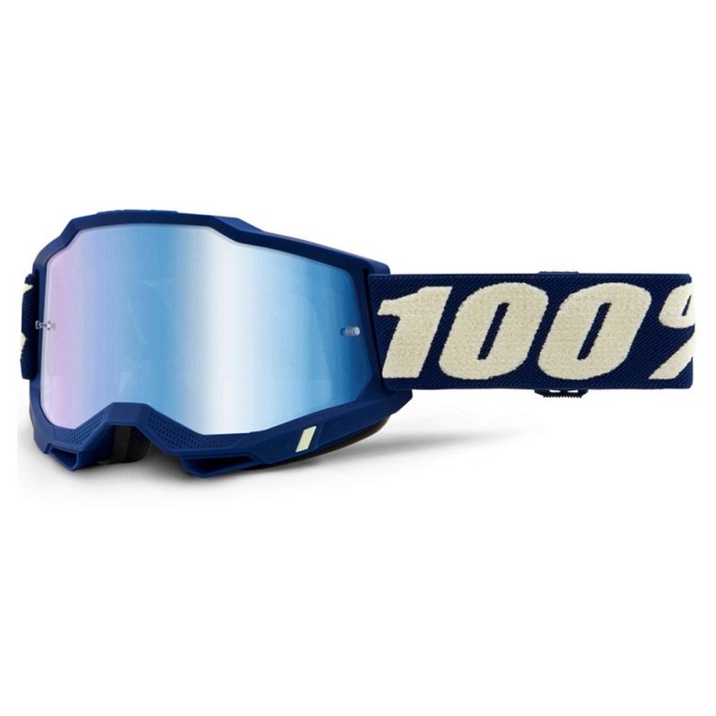 100% Accuri 2 Goggle Deepmarine + Mirror Blue Lens