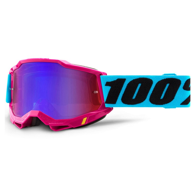 100% Accuri 2 Goggle Lefleur + Mirror Red/Blue Lens