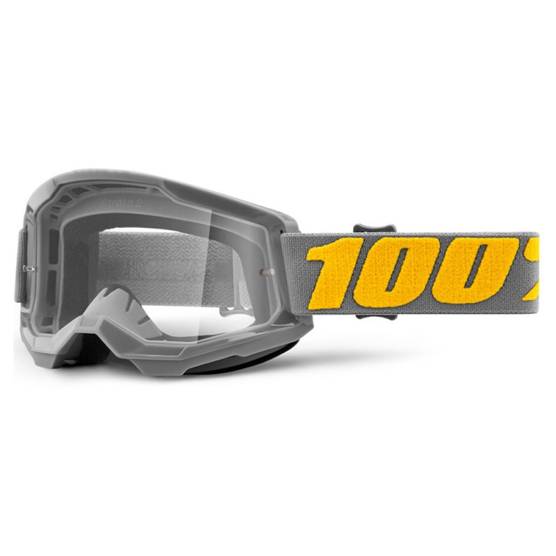 100% Strata 2 Goggle Izipizi + Clear Lens