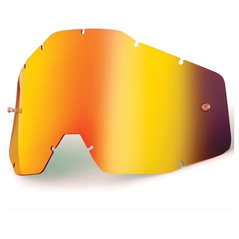 100% Racecraft, Accuri & Strata Lens Red Mirror
