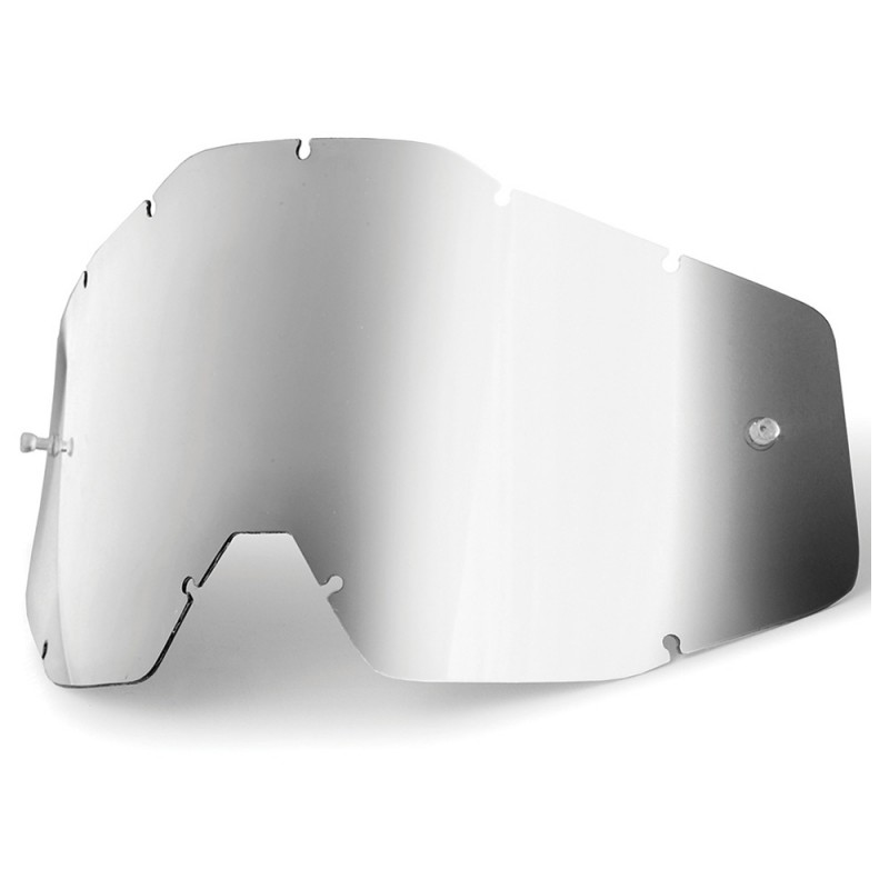 100% Racecraft, Accuri & Strata Lens Silver Mirror