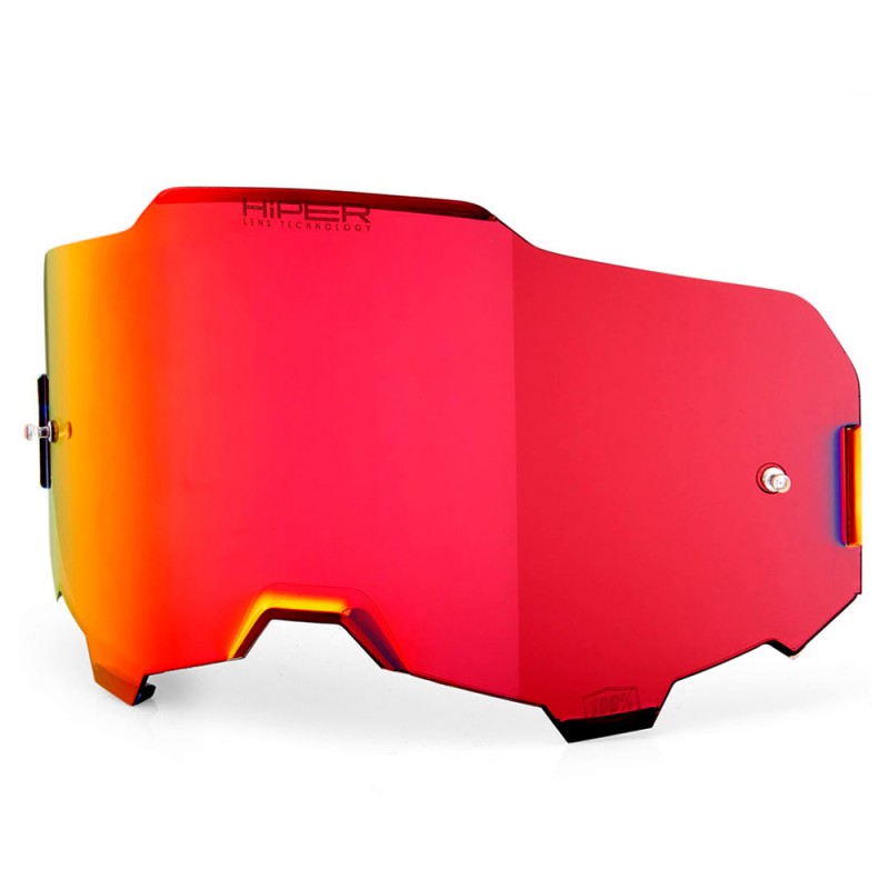 100% Armega HiPER Mirror Lens Red