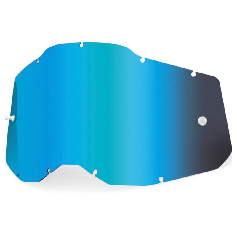 100% Racecraft 2, Accuri 2 & Strata 2 Lens Mirror Blue