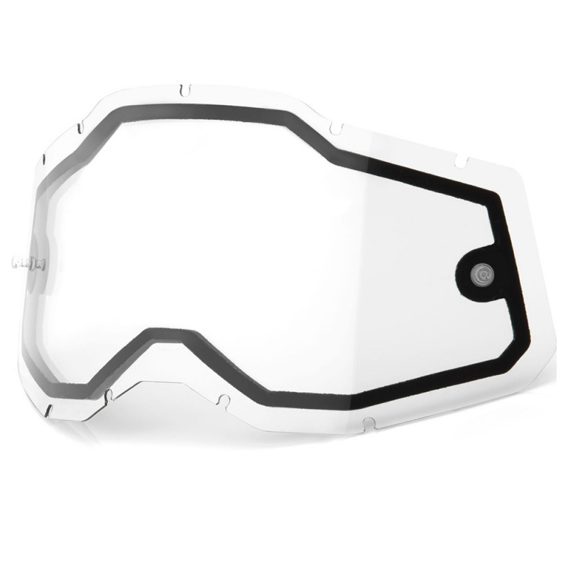 100% Racecraft 2, Accuri 2 & Strata 2 Dual Lens Clear