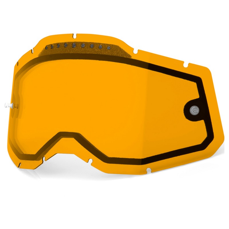 100% Racecraft 2, Accuri 2 & Strata 2 Vent Dual Lens Persimmon