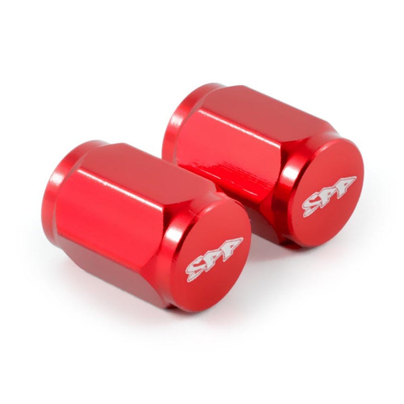 SPP Valve Caps Hex Head Red