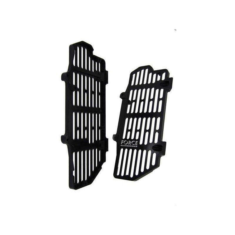 Force Accessories Billet Radiator Guards Black