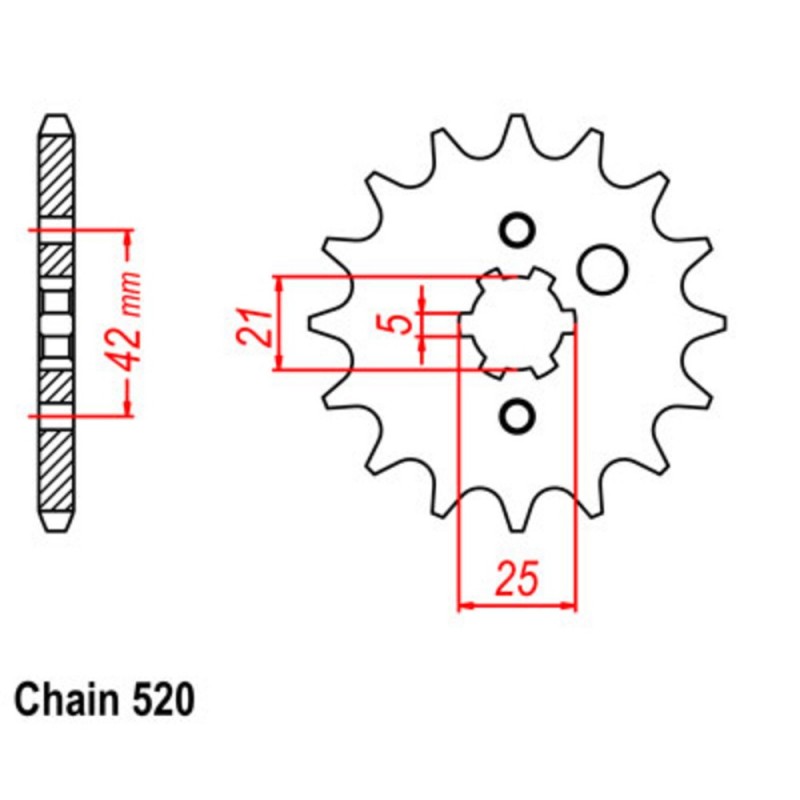 Supersprox Front Sprocket 10-0Y1-xx (520)