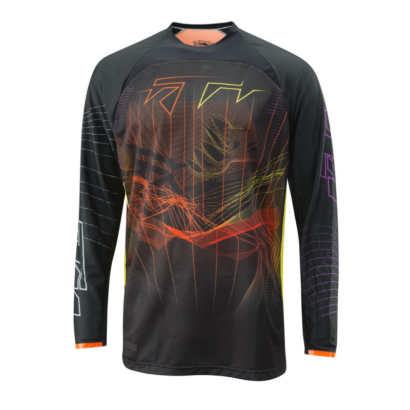 KTM Gravity-FX Air Shirt Mens Orange/Black/Yellow
