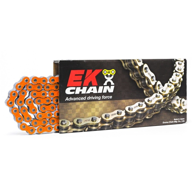 EK Chains 415 Heavy Duty Race Chain Orange  - 130 Link