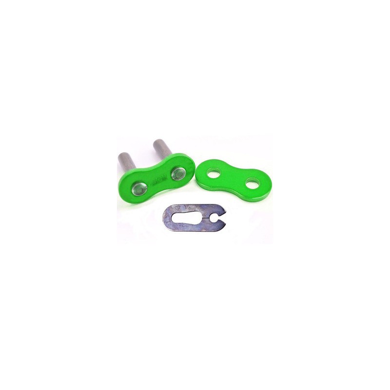 EK Chains 520 Heavy Duty Motocross Chain Green Clip Link