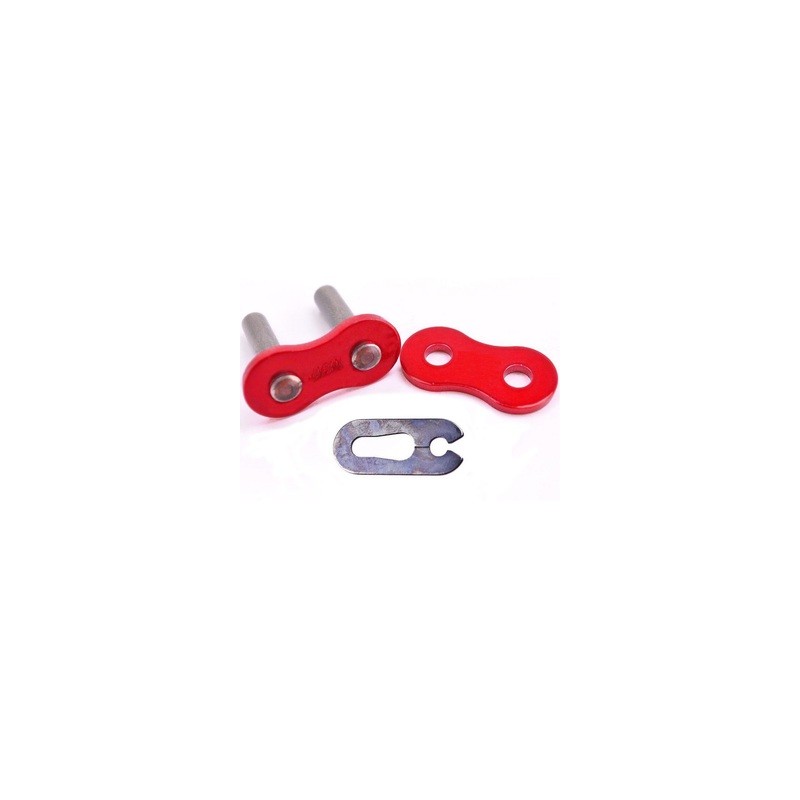 EK Chains 520 QX-Ring Chain Red Clip Link