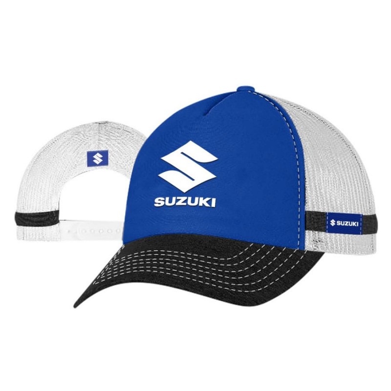 Suzuki Trucker Cap Blue/White