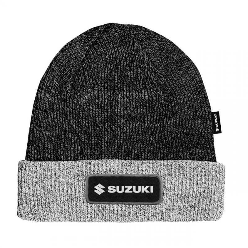 Suzuki Rolled Beanie Grey