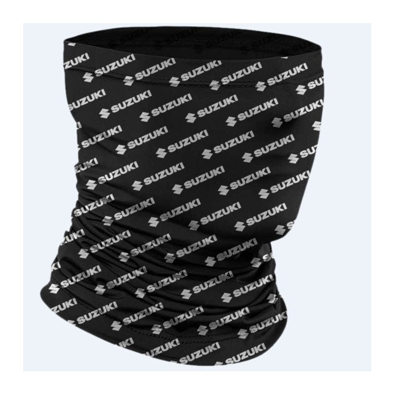 Suzuki Neck Gater Black/White
