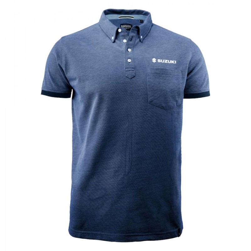 Suzuki Mens Polo Blue