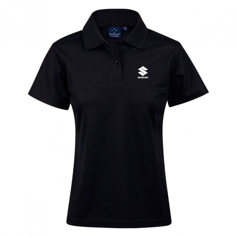 Suzuki Ladies Polo Black
