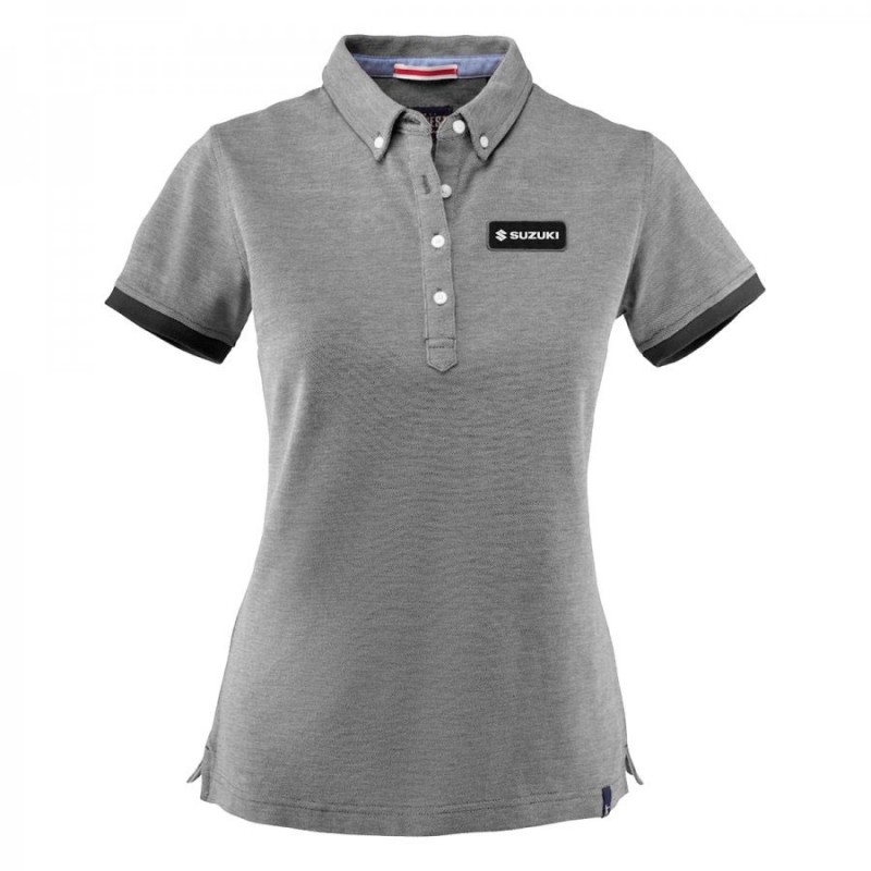 Suzuki Ladies Polo Grey