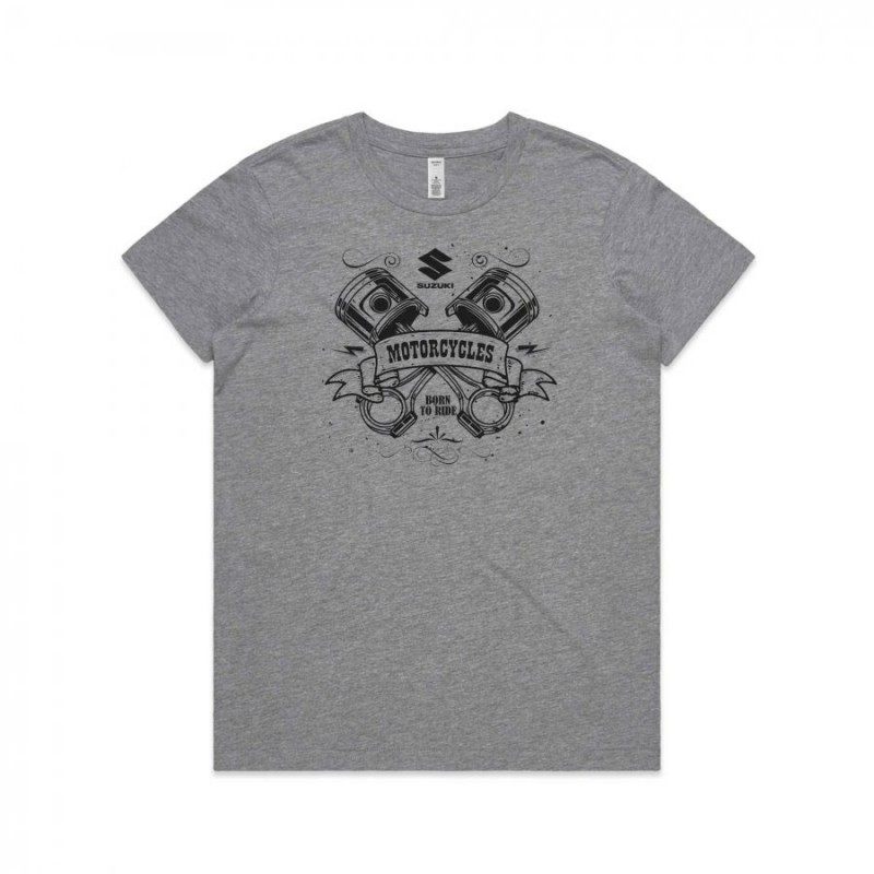 Suzuki Ladies Tee Grey