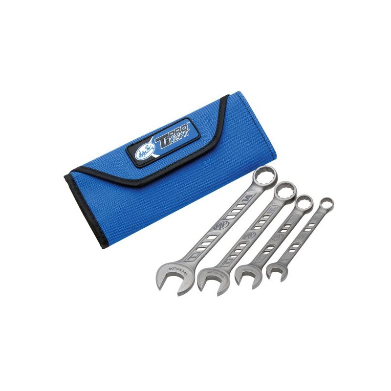 Motion Pro TiProlight Titanium 4 Piece Wrench Set, 8,10,12 &14mm