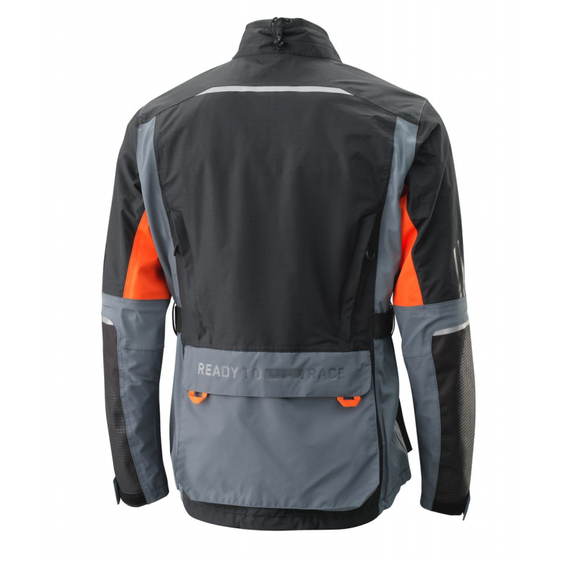 KTM Racetech Waterproof Jacket Mens Black/Grey/Orange