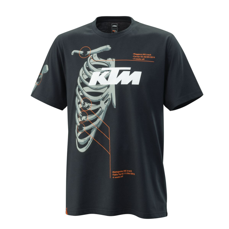 KTM Hard Knocks Tee Mens Black