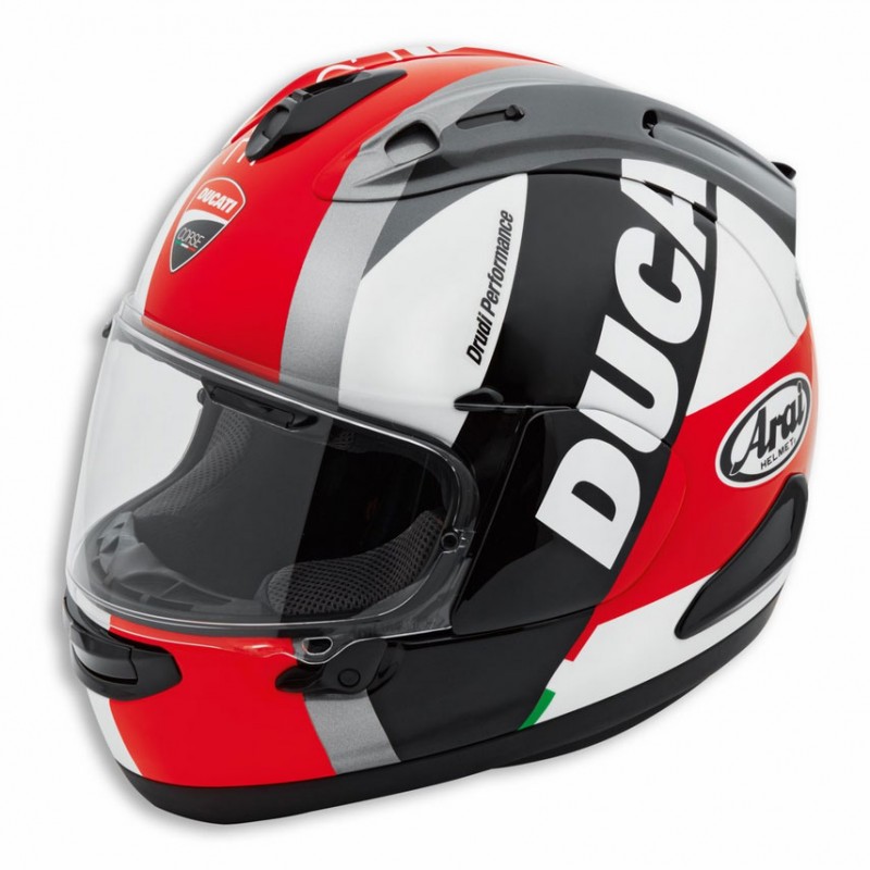 Ducati Corse Power Full Face Helmet Red/White/Black