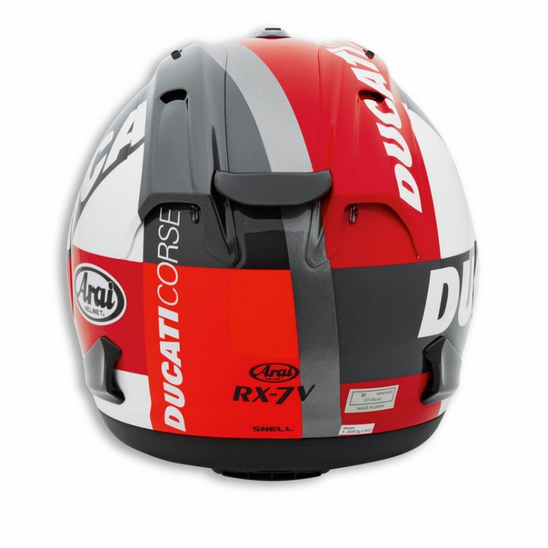 Ducati Corse Power Full Face Helmet Red/White/Black