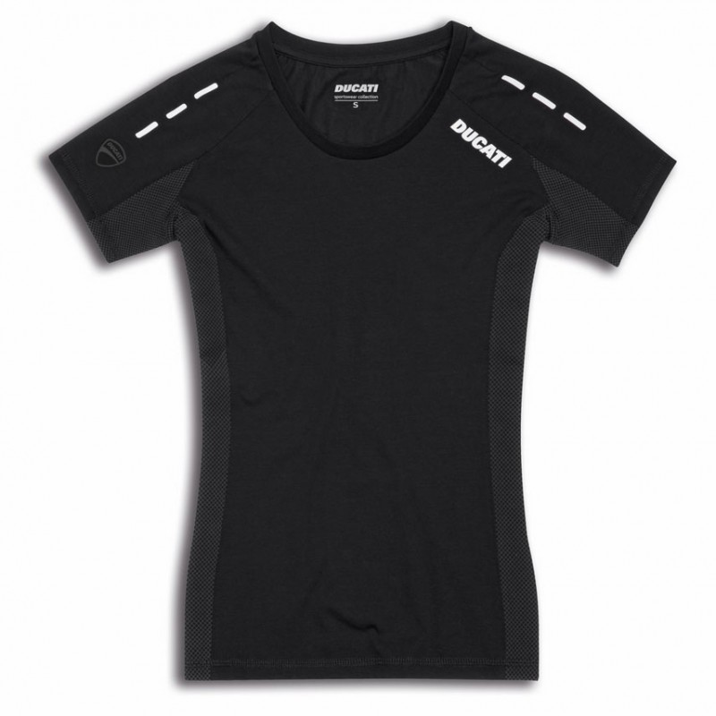 Ducati Reflex Attitude 2.0 T-Shirt Ladies Black