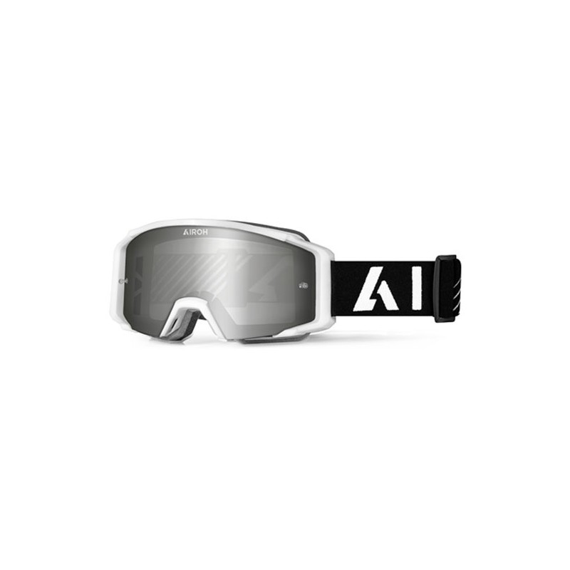 Airoh Blast XR1 Goggle White Matt + Silver Mirrored Lens