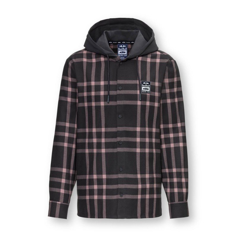 Red Bull Shred Flannel Shirt Mens