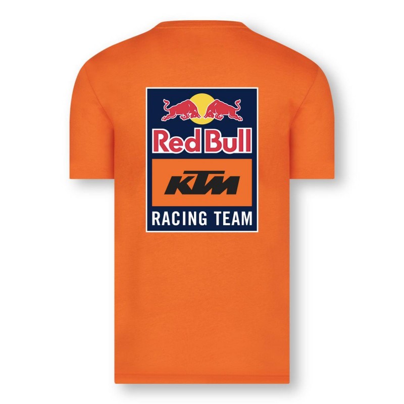 Red Bull KTM Backprint T-Shirt Mens Orange